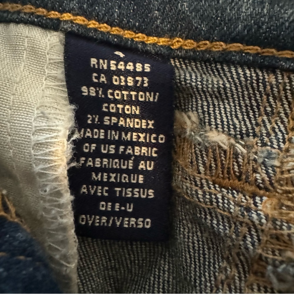 American Eagle Size 4 Blue Jean Mini Skirt - Picture 2 of 5